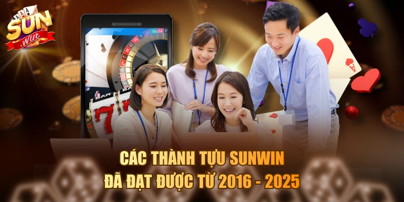 Các thành tựu Sunwin đã đạt được từ 2016 - 2025