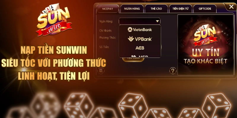 Nạp tiền Sunwin